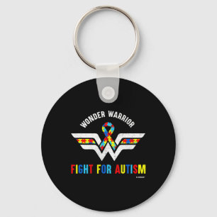 Wonder Warrior Fight For Autistic Autism Awareness Key Ring