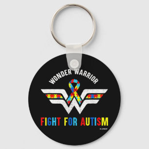Wonder Warrior Fight For Autistic Autism Awareness Key Ring