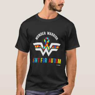 Wonder Warrior Fight For Autistic Autism Awareness T-Shirt