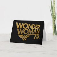 Wonder Woman 75th Anniversary Gold Logo