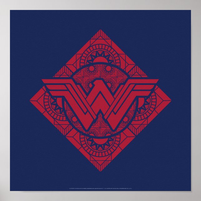 Wonder Woman Amazonian Symbol Poster (Front)