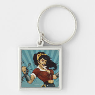 Wonder Woman Amazonians Unite Vintage Poster Key Ring