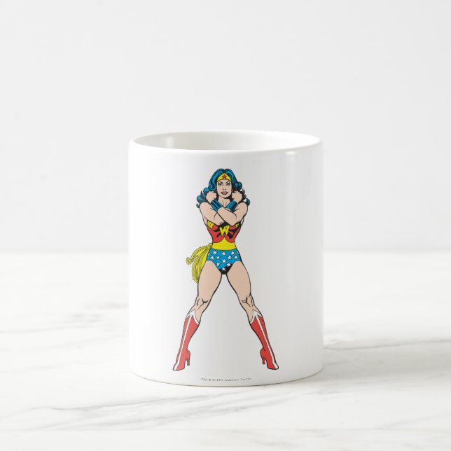 Wonder Woman Arms Crossed Coffee Mug (Center)