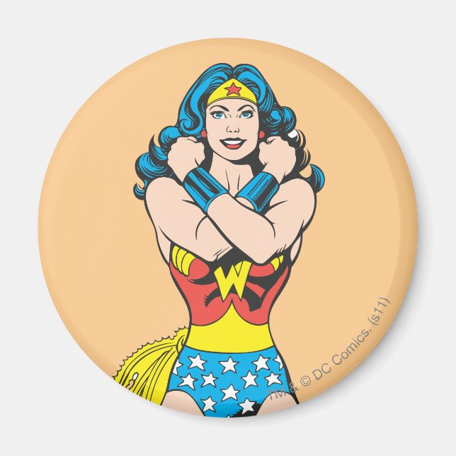 Wonder Woman Arms Crossed Magnet (Front)