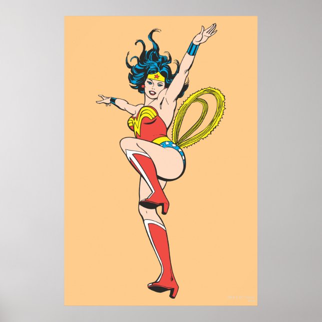 Wonder Woman Arms Raised Poster (Front)