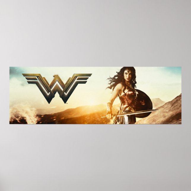 Wonder Woman At Sunset Poster (Front)