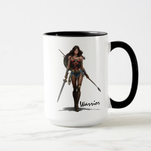 Wonder Woman Battle-Ready Comic Art Mug
