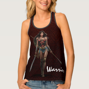 Wonder Woman Battle-Ready Comic Art Singlet