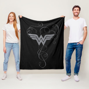 Wonder Woman   Beauty Bliss Logo Fleece Blanket