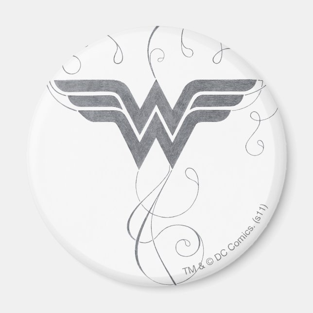 Wonder Woman | Beauty Bliss Logo Magnet (Front)