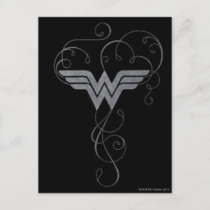 Wonder Woman Beauty Bliss Logo Postcard
