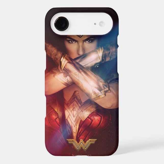 Wonder Woman Blocking With Bracelets Case-Mate iPhone Case (Back)