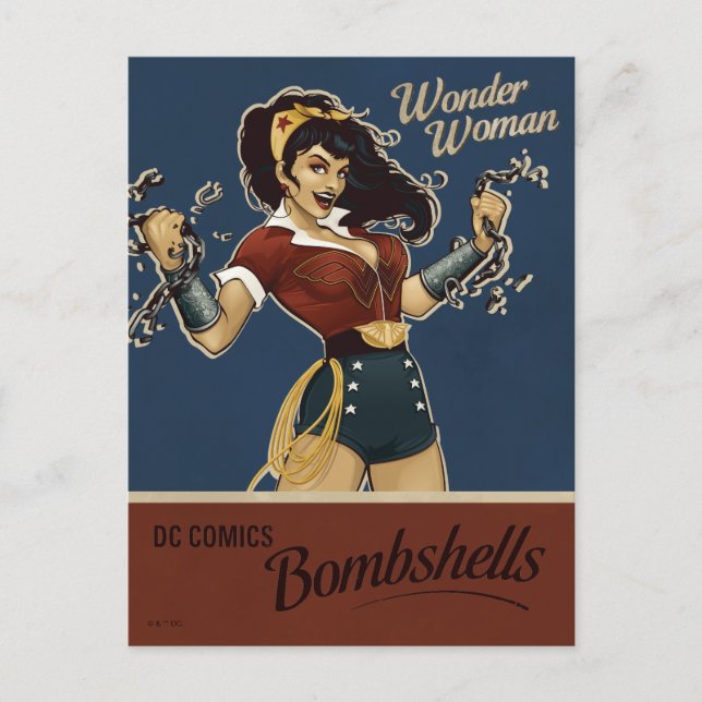 Wonder Woman Bombshell Postcard (Front)