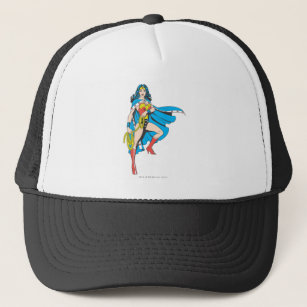 Wonder Woman Cape Trucker Hat