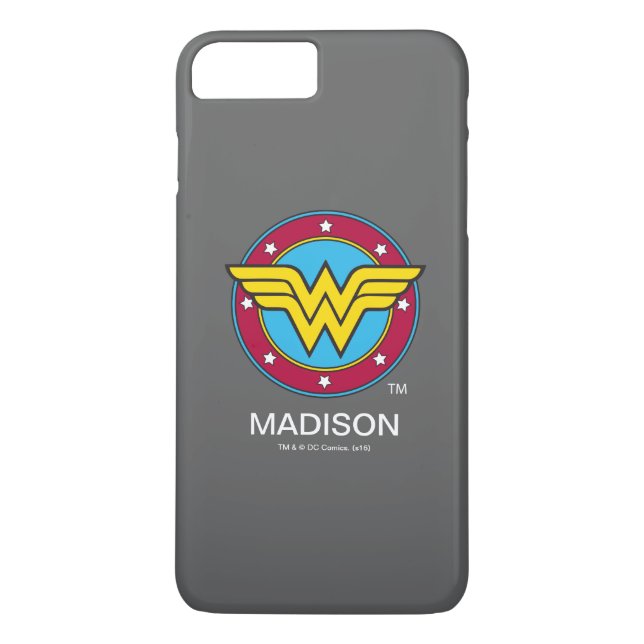Wonder Woman | Circle & Stars Logo Case-Mate iPhone Case (Back)