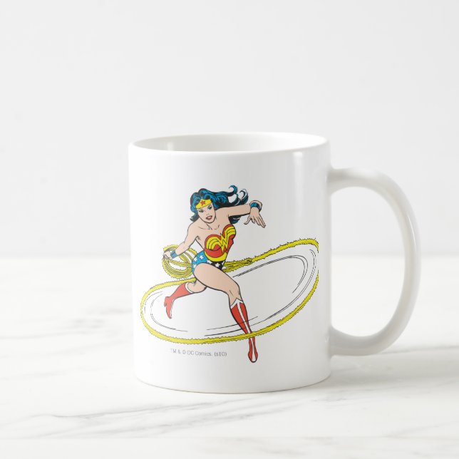 Wonder Woman Circled with Lasso Coffee Mug (Right)