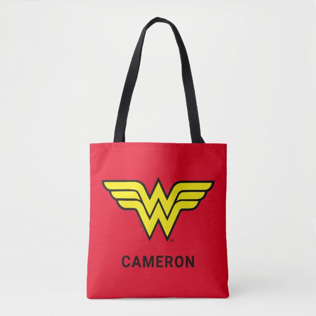 Wonder Woman | Classic Logo | Add Your Logo Tote Bag (Front)