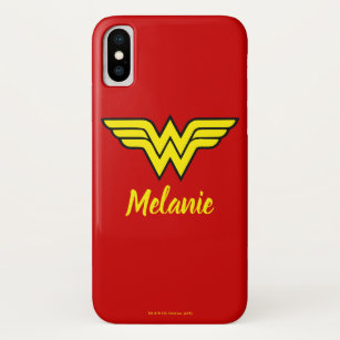 Wonder Woman   Classic Logo & Name Case-Mate iPhone Case