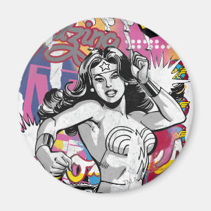 Wonder Woman Collage 3 Magnet