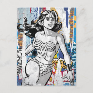 Wonder Woman Collage 4 Postcard