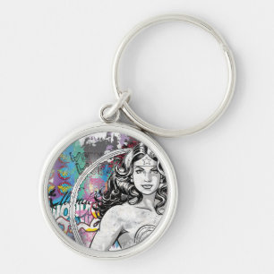 Wonder Woman Collage 6 Key Ring