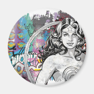 Wonder Woman Collage 6 Magnet