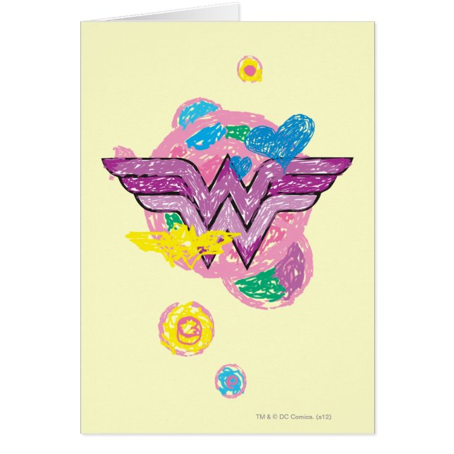 Wonder Woman Colorful Scribbles (Front)