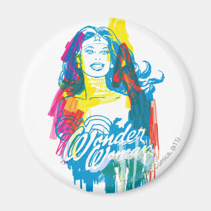 Wonder Woman Colourful 1 Magnet