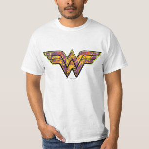Wonder Woman Colourful Logo T-Shirt