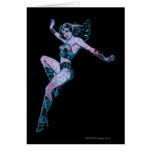 Wonder Woman Colourful Pose