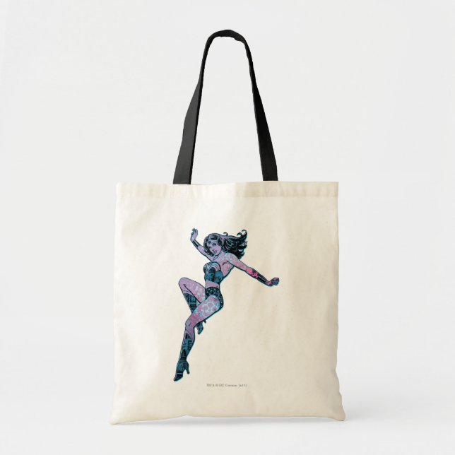 Wonder Woman Colourful Pose Tote Bag (Front)