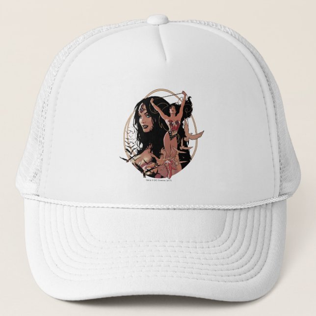 Wonder Woman Comic Cover #150: Triumphant Trucker Hat (Front)