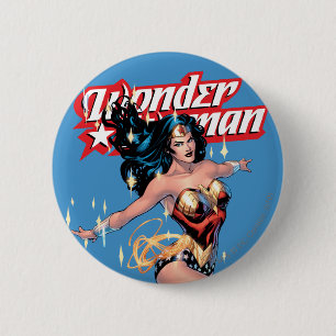 Wonder Woman Comic Cover 6 Cm Round Badge