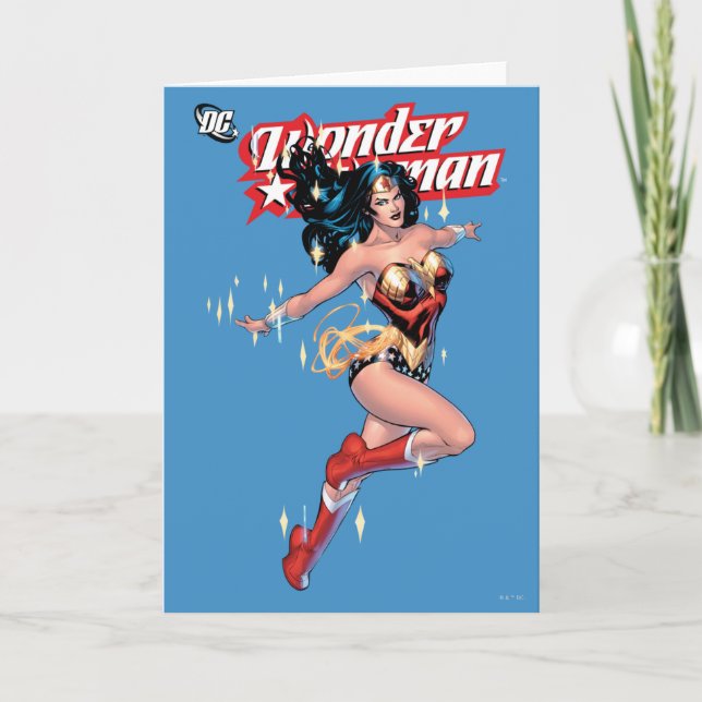 Wonder Woman Comic Cover Card (Front)