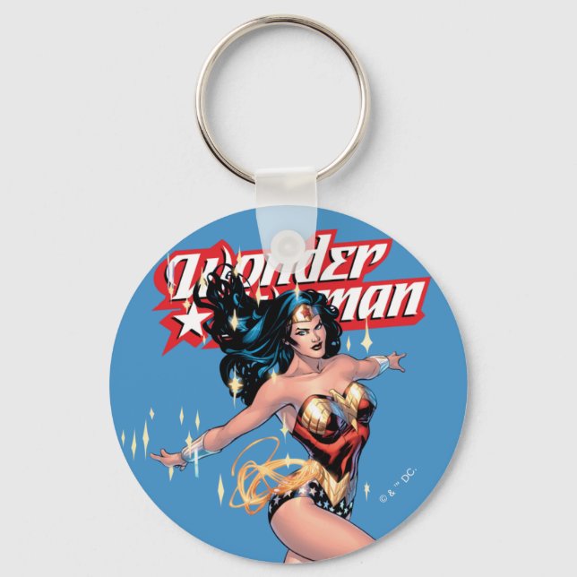 Wonder Woman Comic Cover Key Ring (Front)