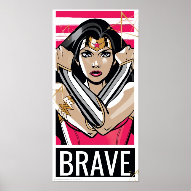 Wonder Woman Defend - Template Poster (Front)