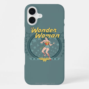 Wonder Woman Distressed Star Design iPhone Case