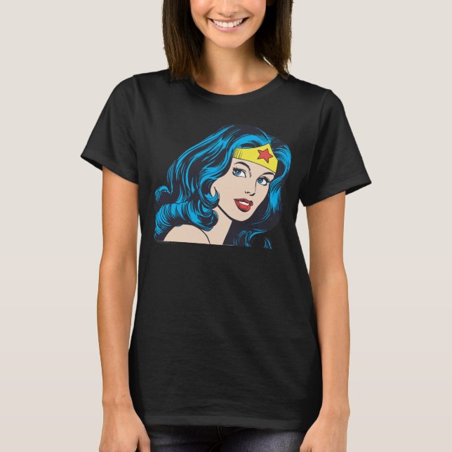 Wonder Woman Face T-Shirt (Front)