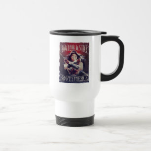 Wonder Woman Fight For Justice Travel Mug