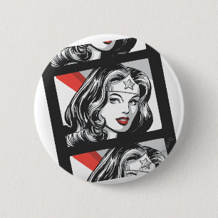 Wonder Woman Film Strip 6 Cm Round Badge