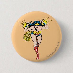 Wonder Woman Glowing Cuffs 6 Cm Round Badge