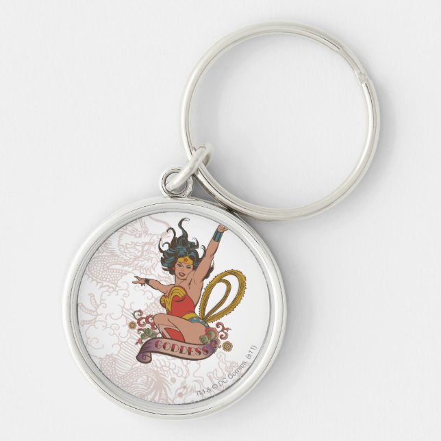 Wonder Woman Goddess Key Ring (Front)