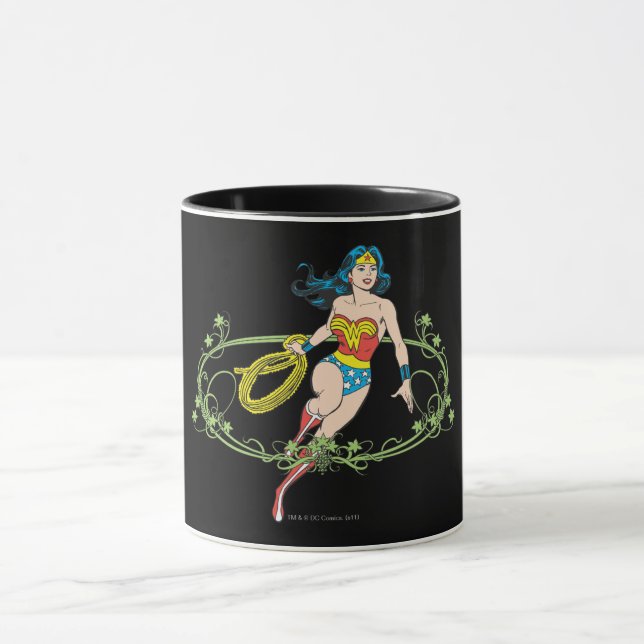 Wonder Woman Green Vines Mug (Center)
