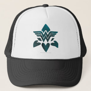 Wonder Woman Grunge Logo Trucker Hat