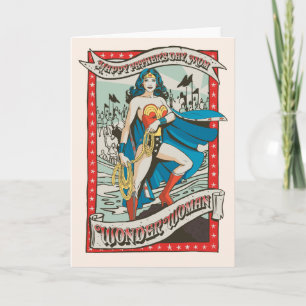 Wonder Woman   Happy Father's Day, Mum Card