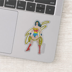 Wonder Woman Holds Lasso