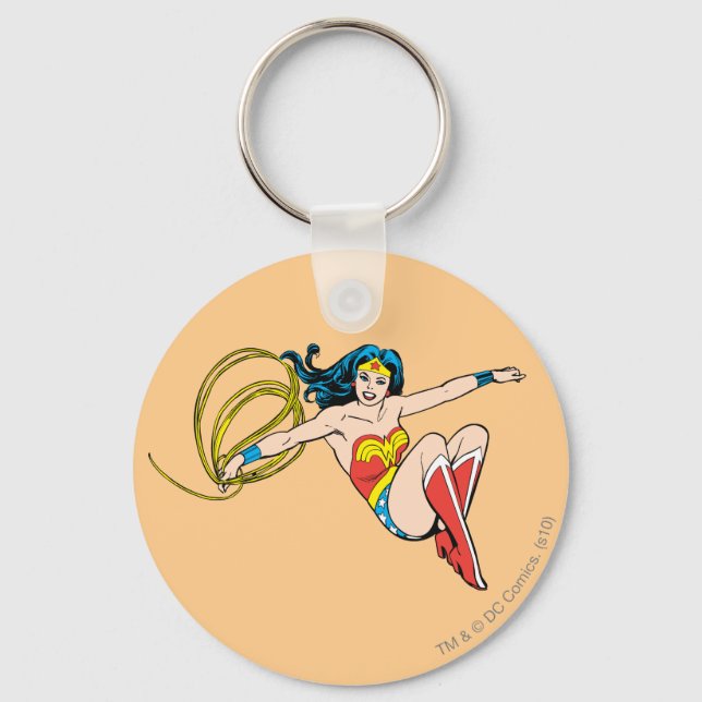 Wonder Woman Jumping Key Ring (Front)