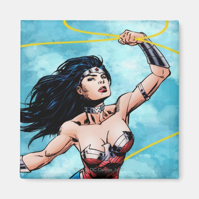 Wonder Woman & Lasso of Truth Magnet (Front)