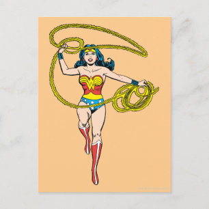 Wonder Woman Lasso over Head Postcard