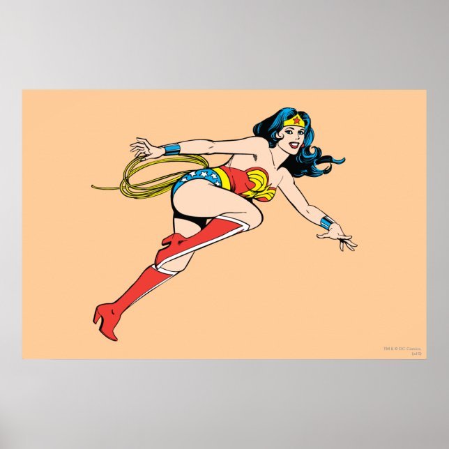Wonder Woman Leap Right Poster (Front)